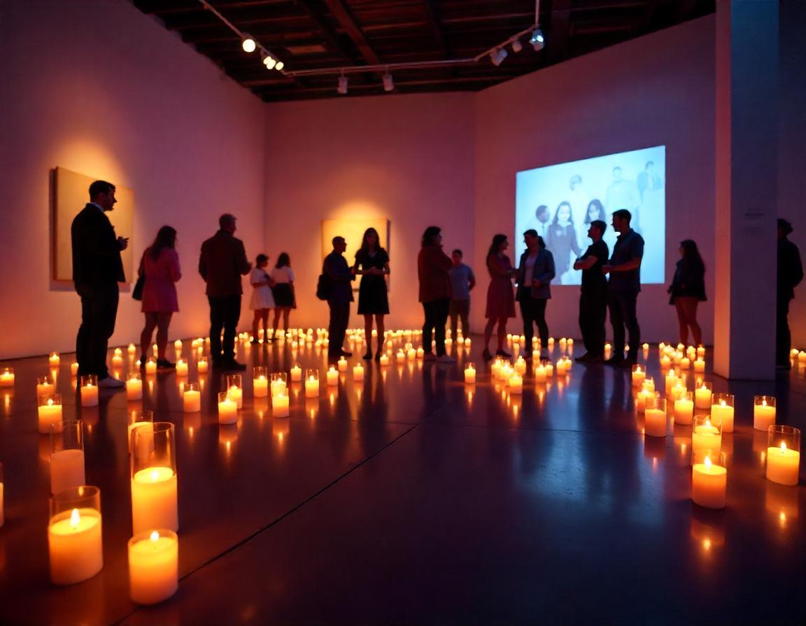 Art show candle hire