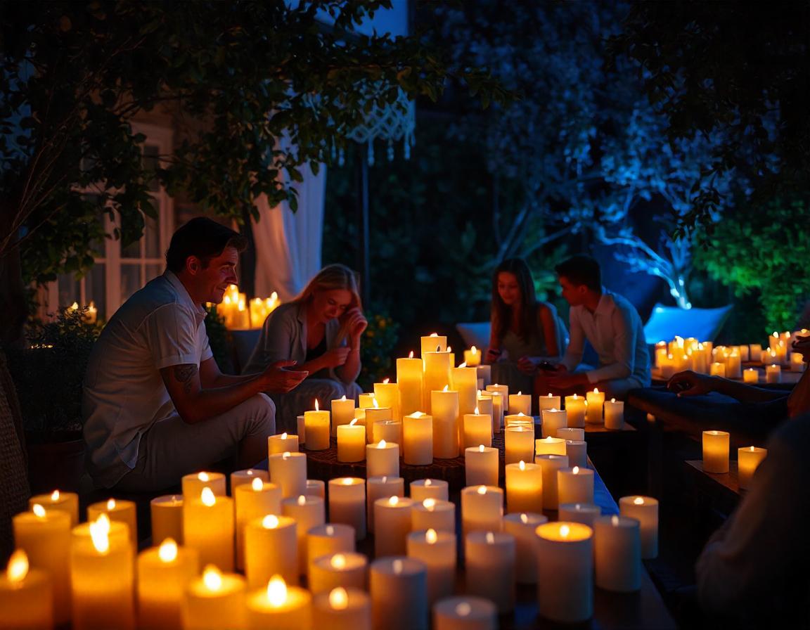 Garden party candle hire Toowoomba